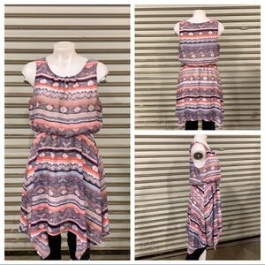 🛍️Love Ryan sleeveless dress colorful geometric